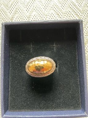 John Hardy 22kt gold and .925 sterling silver.